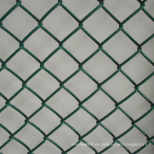 PVC-grüne Farbe Chain Link Mesh Fence